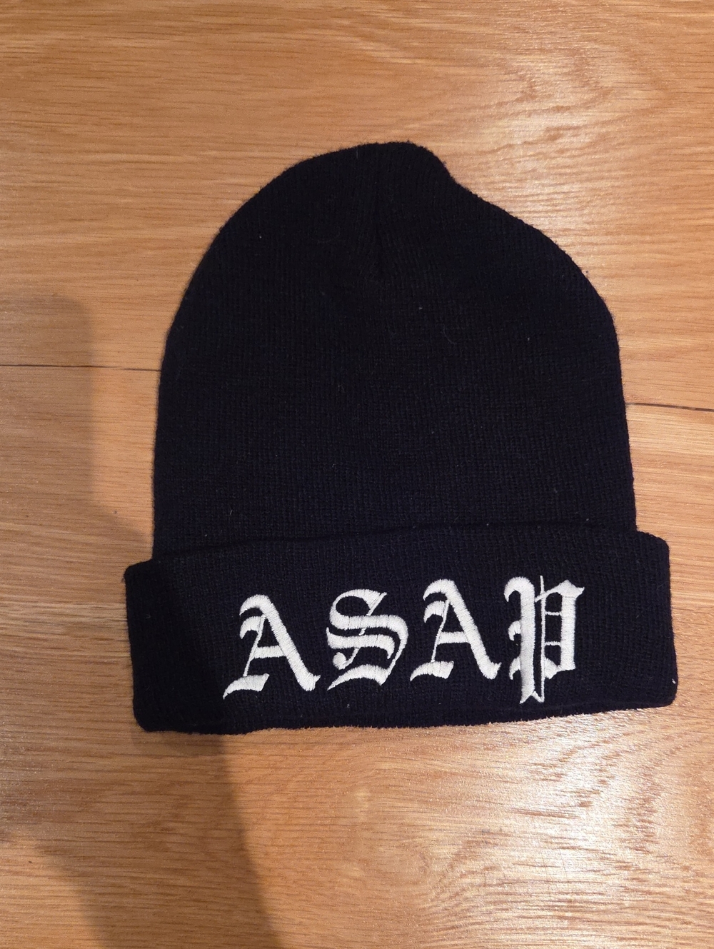 ASAP Rocky Black Beanie Hat - Unisex Knit Winter Cap